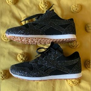 Black Sparkle Sneakers
